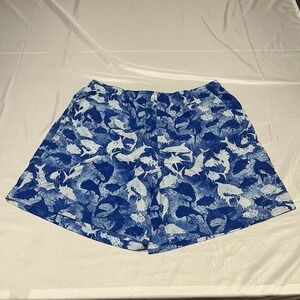 Columbia PFG Swim Trunks Shorts Men's L Omni Shade Fish Print Lined Fishing